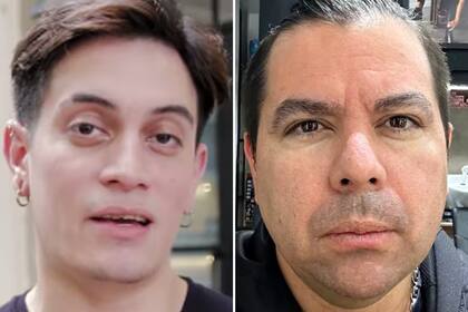 Germán Gabriel Medina (izquierda) fue asesinado a sangre fría por su compañero de trabajo Luis Abel Guzmán