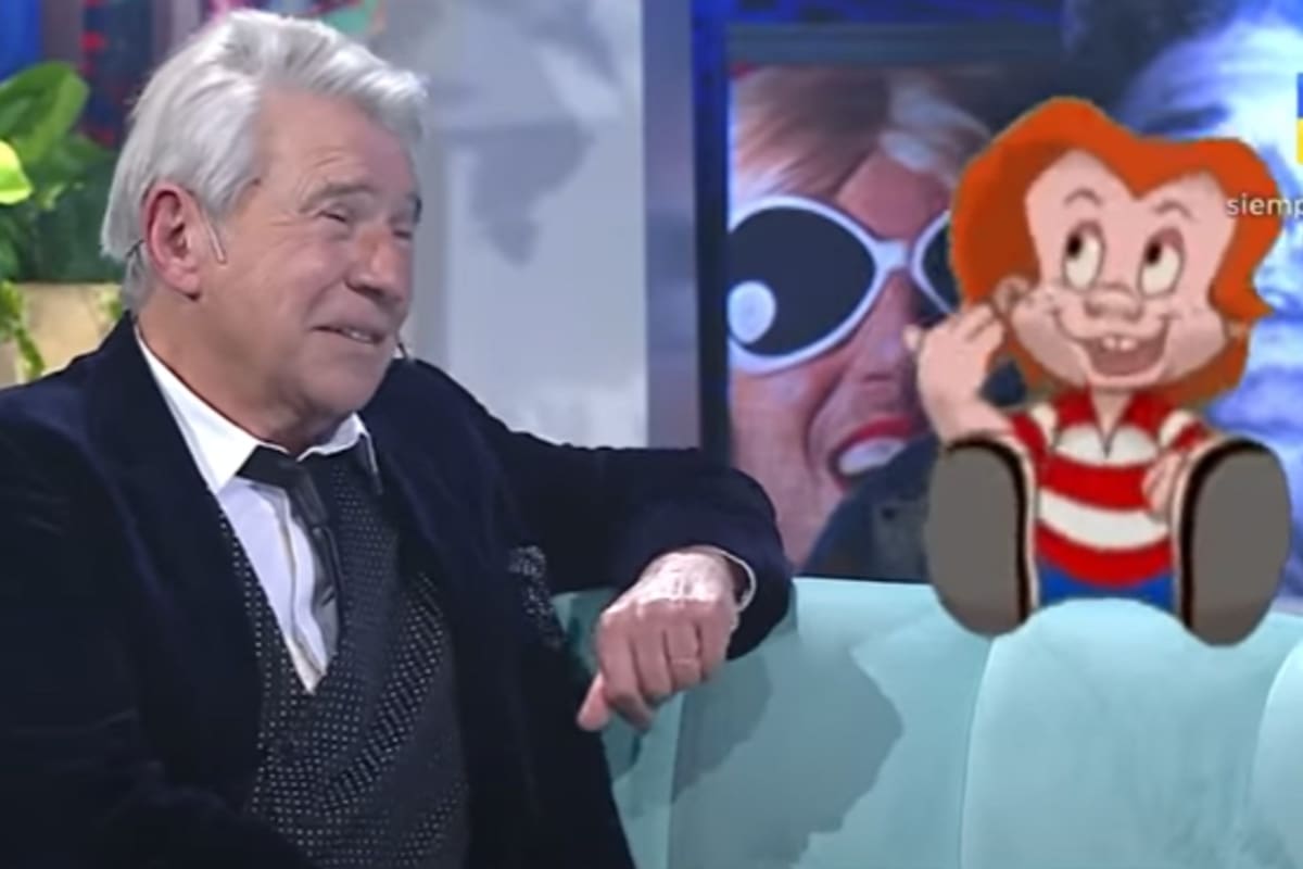 Germán Kraus fue visto en la pantalla de Los Mammones con el histórico personaje Dibu