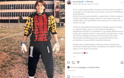 Germán Lux anunció su retiro del fútbol con un emotivo posteo en las redes sociales