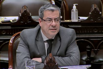 Germán Martínez, jefe de bloque de diputados oficialistas