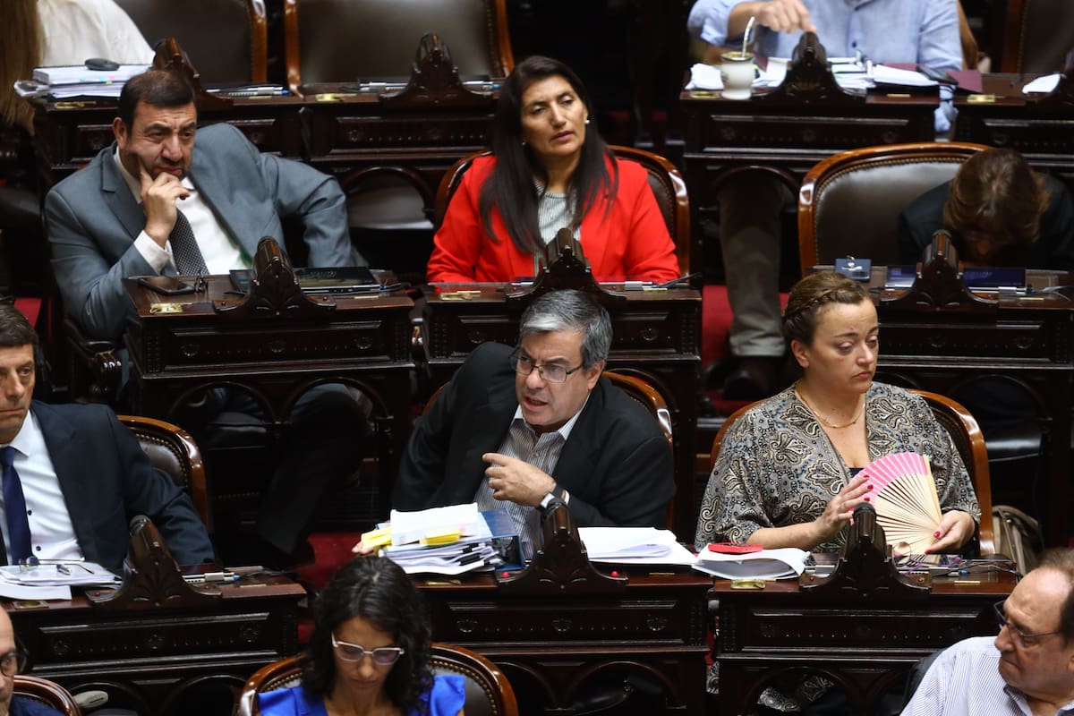 Germán Martínez, jefe del bloque de Unión por la Patria