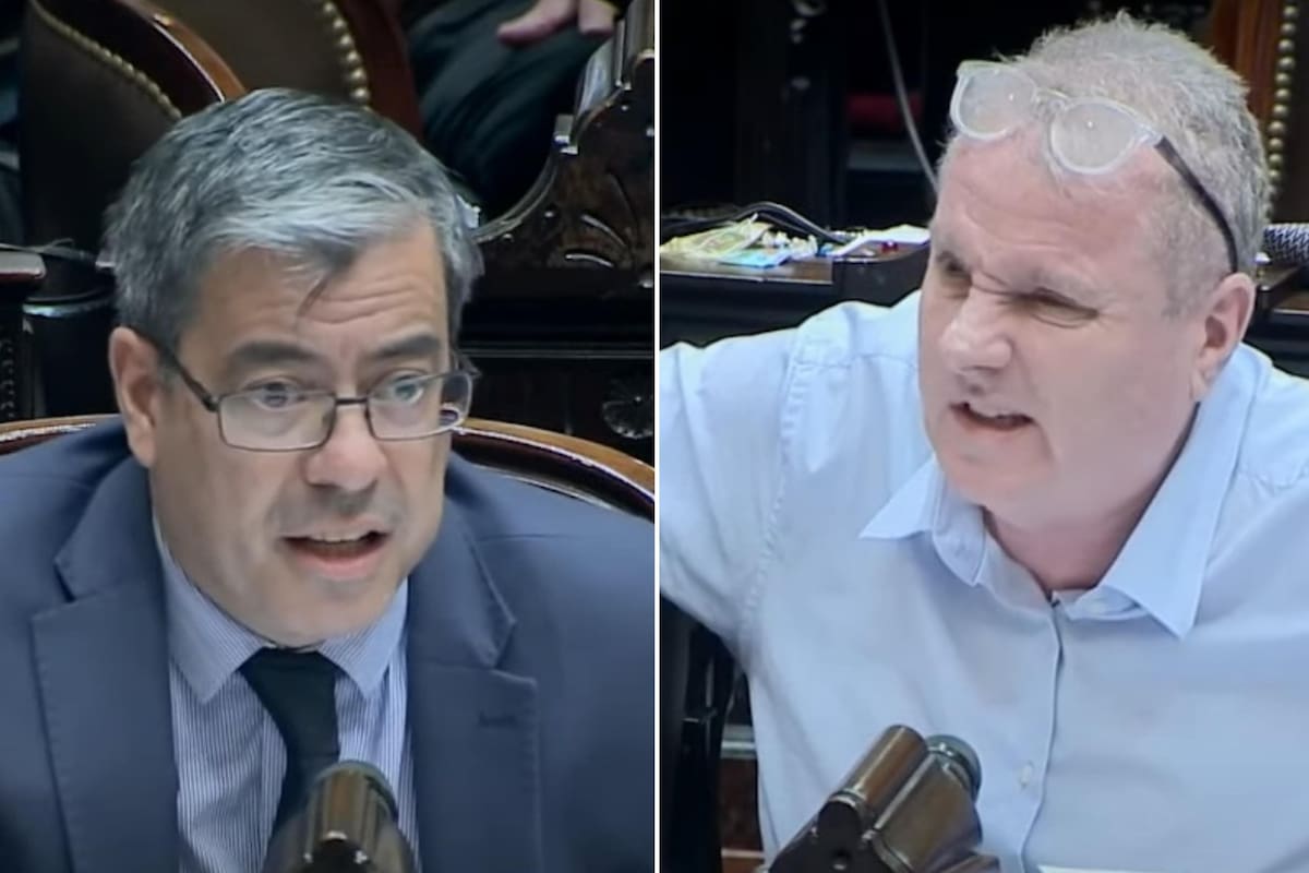 Germán Martínez y Gerardo Milman se cruzaron en el debate por la Ley Bases