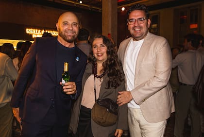 Germán Martitegui, Damián Betular y Narda Lepes disfrutaron del evento