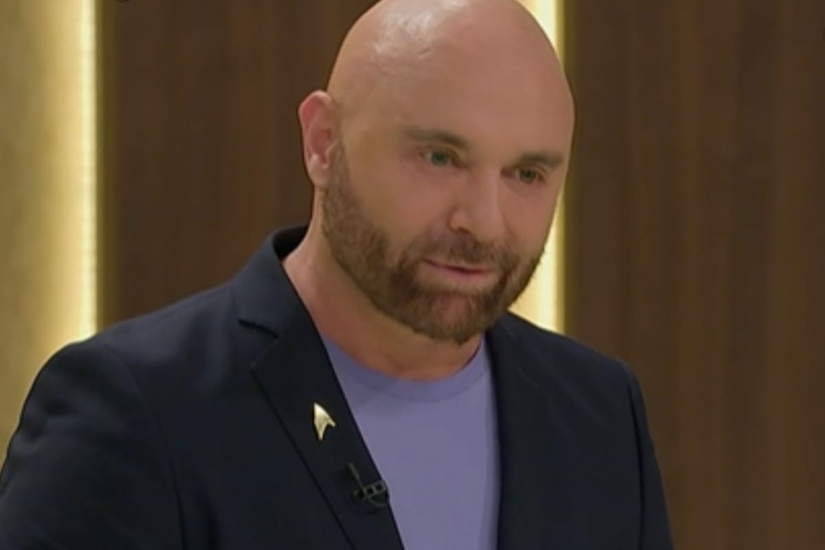 Germán Martitegui, fulminante con una de las participantes en MasterChef Celebrity (Telefe (Crédito: Captura de video Telefe)