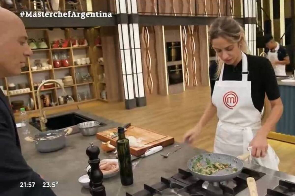 Germán Martitegui se vio molesto por la actitud de una participante de Masterchef