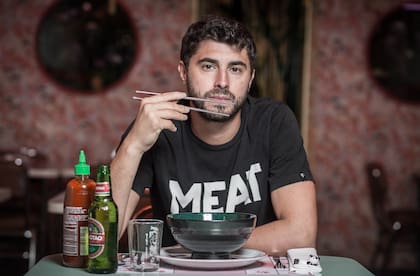 Germán nació en La Pampa, trabajó en España con el premiadísimo chef vasco Martín Berasategui y conoció a su socio en la cocina de Tipula, hace diez años.