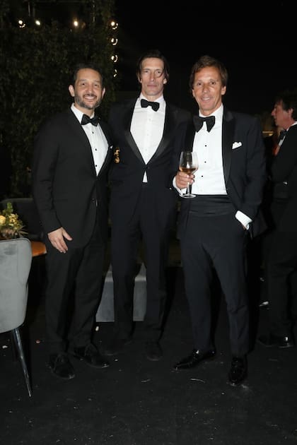 Germán Paoloski, Iván de Pineda y Alejandro Gravier.