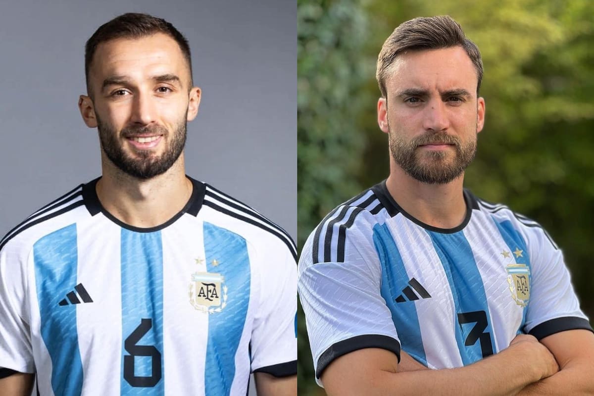 Germán Pezzella mostró su nuevo corte de pelo, en honor a la conquista del título más importante de su carrera, y Tagliafico le encontró un curioso parecido