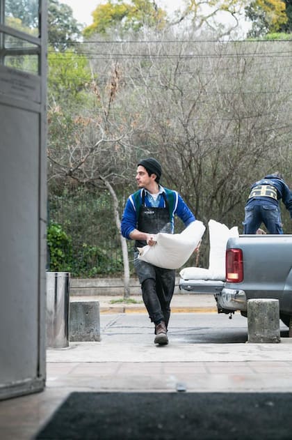 Germán recomienda comprar en panaderías donde la harina esté a la vista. Foto: Matías Firmat