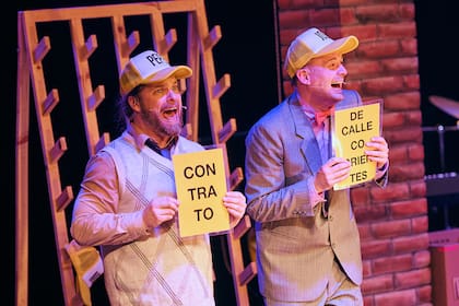 Germán “Tripa” Tripel y Santiago Otero Ramos en Gutenberg! El musical