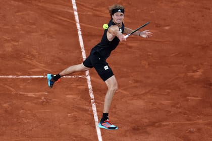 Alexander Zverev, durante el último torneo de Roland Garros