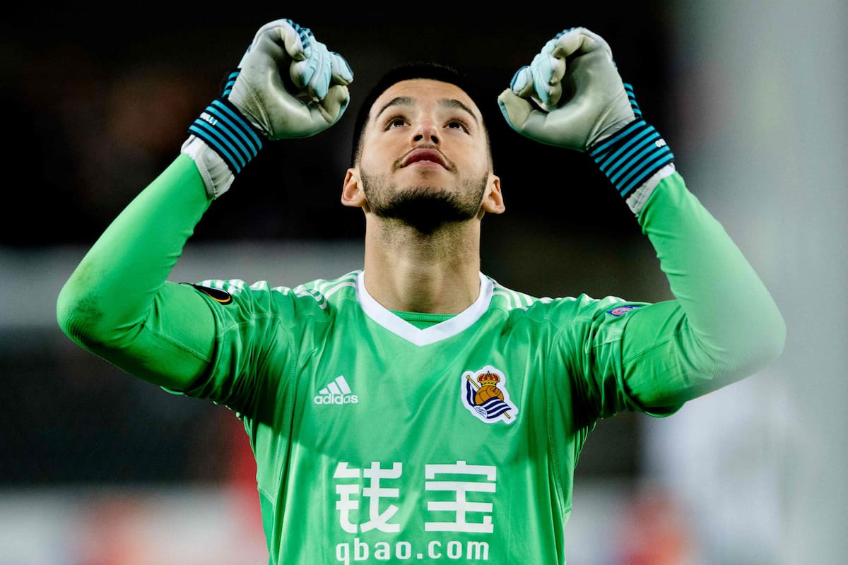 Gerónimo Rulli, arquero de Real Sociedad