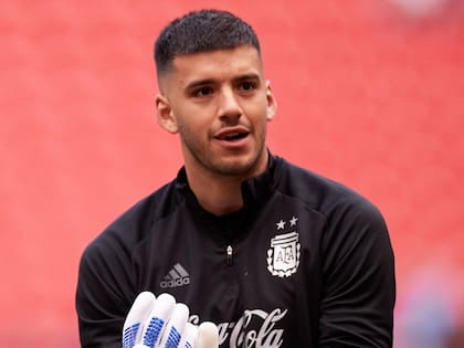 Gerónimo Rulli, uno de los arqueros más convocados por Lionel Scaloni en su ciclo en el seleccionado