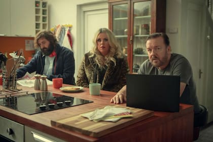 Gervais en la segunda temporada de After Life
