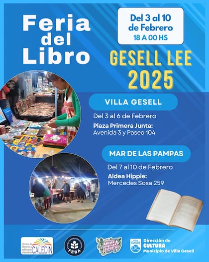 Gesell Lee tiene dos sedes: Villa Gesell y Mar de las Pampas
