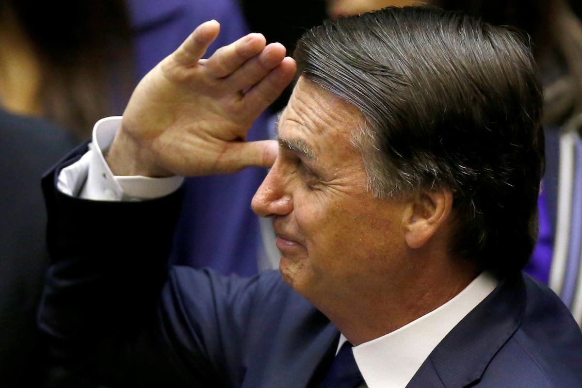 Gestos de Jair Bolsonaro en la asunción Presidencial