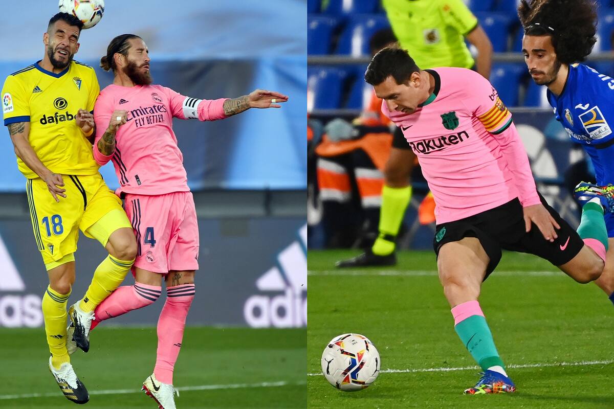 Getafe vs Barcelona y Real Madrid vs Cádiz