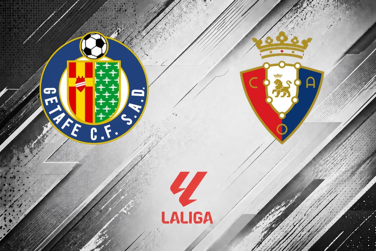 Getafe y Osasuna disputaron uno de los encuentros de la jornada del fútbol español
