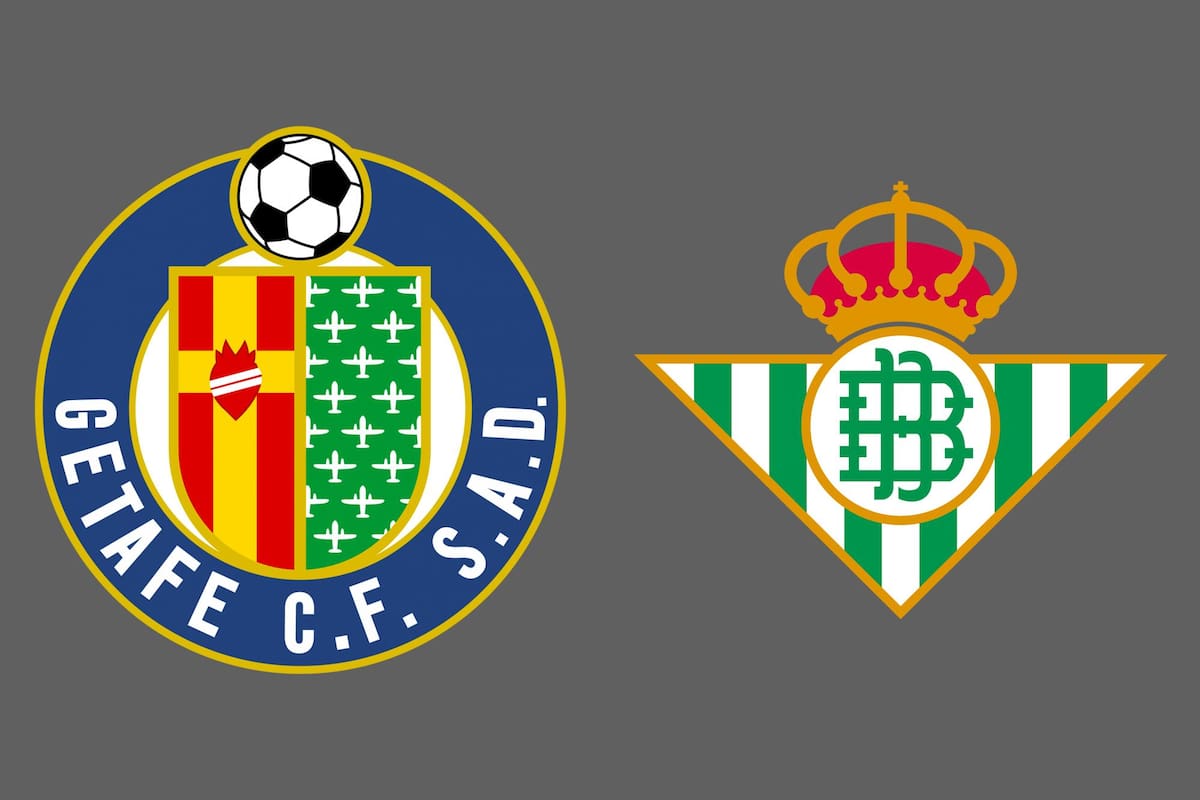 Getafe y Real Betis disputaron uno de los encuentros de la jornada del fútbol español