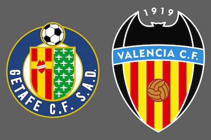 Getafe y Valencia disputaron uno de los encuentros de la jornada del fútbol español