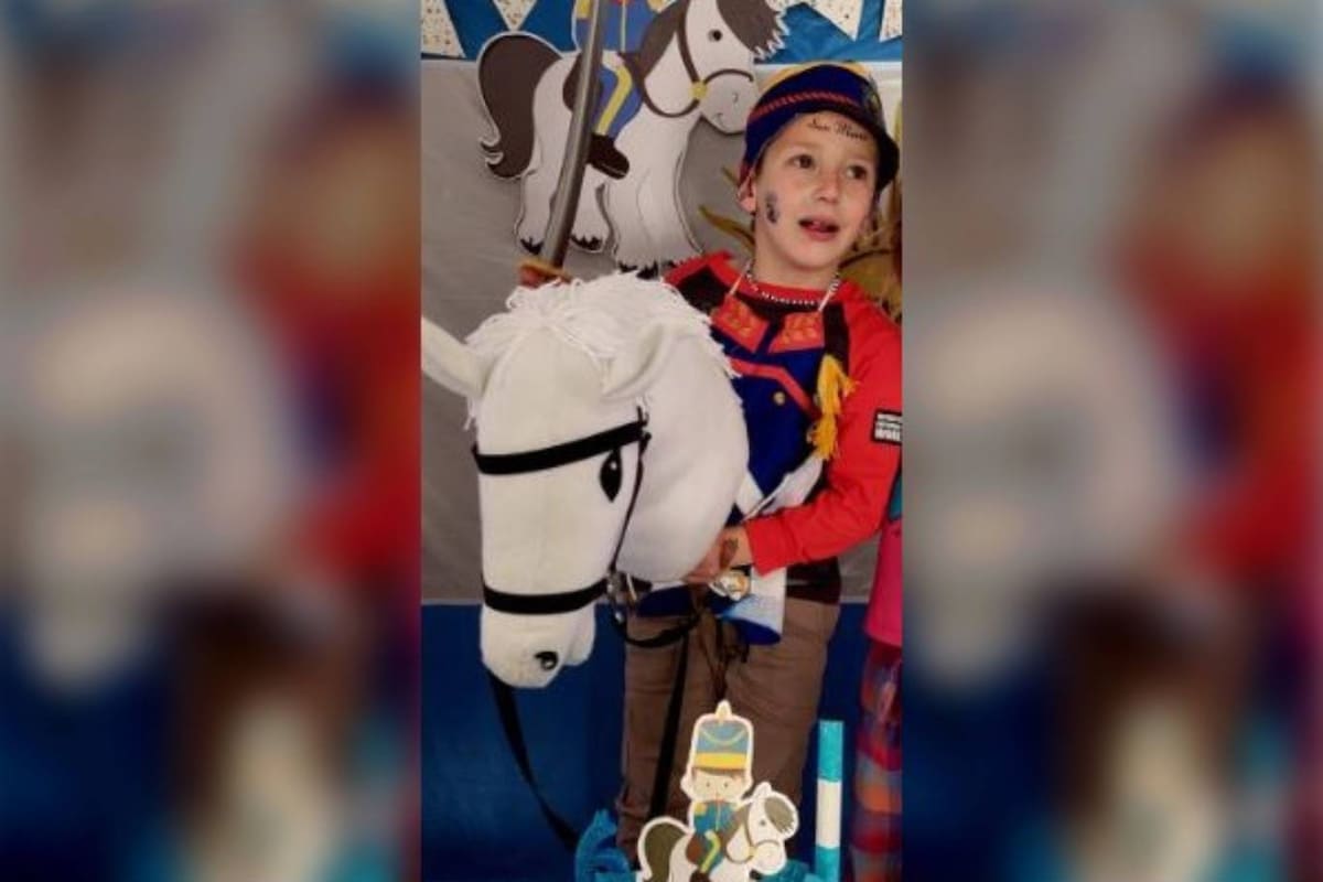 Gian cumplió 6 años y quiso celebrar con una fiesta con temática sanmartiniana