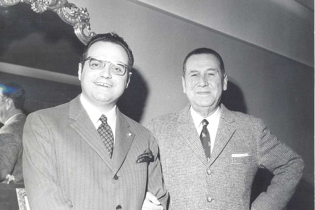 Giancarlo Valori y Juan Perón