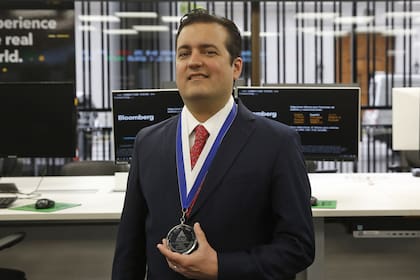 Giani, en el laboratorio de inversiones de UADE