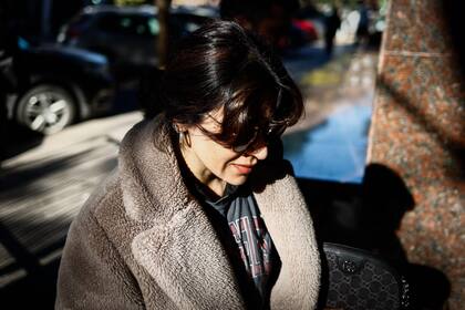 Gianinna Maradona llega a los tribunales de San Isidro