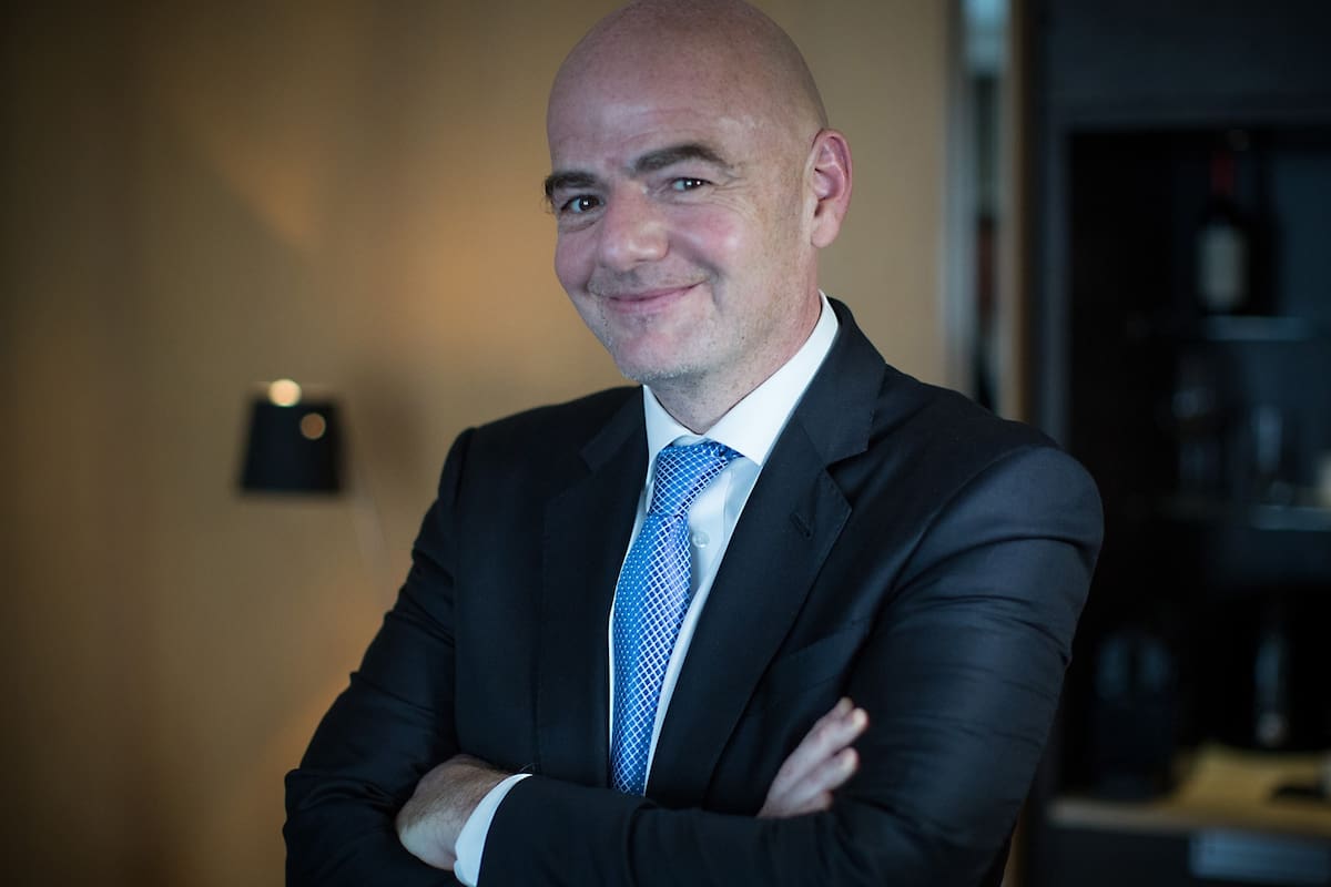 Gianni Infantino con La Nacion
