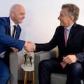 Macri anunció que la Fundación FIFA destinará un millón de dólares para Venezuela