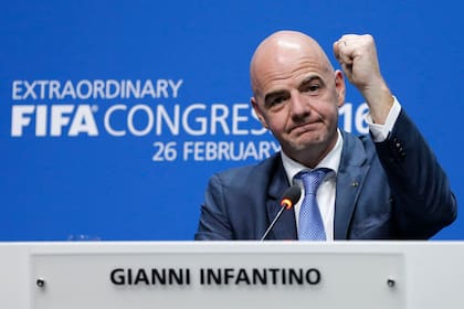 Gianni Infantino tuvo unas polémicas declaraciones en favor de Inter Miami (Foto: Archivo)