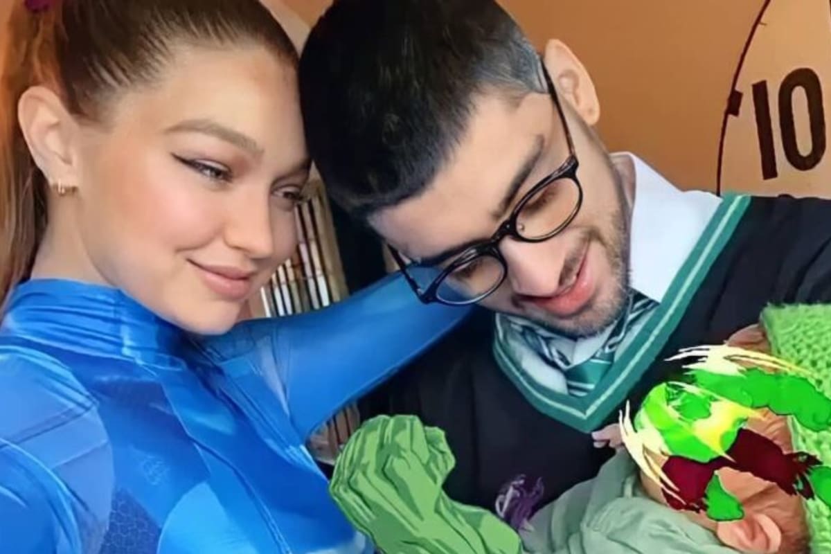Gigi Hadid utilizó una original manera virtual para anunciar el misterioso nombre de su hija junto a Zayn. Imagen: historia de @gigihadid