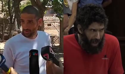 Gil Pereg en 2019, cuando aún no habían sido encontrados los cadáveres de su madre y de su tía, y ayer, en la audiencia del juicio en su contra