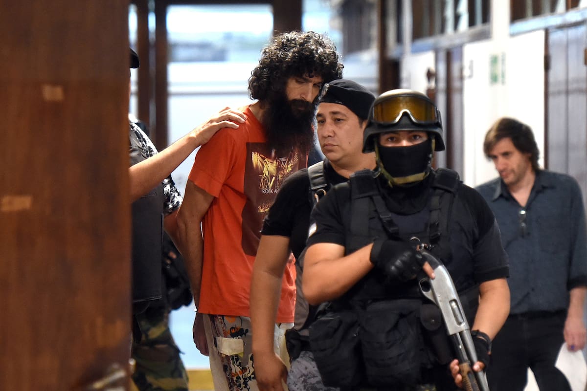 Gilad Pereg, acusado de haber asesinado a su madre, Pyrhia Saroussy, y a su tía, Lily Pereg, en enero de 2019, en Guaymallén