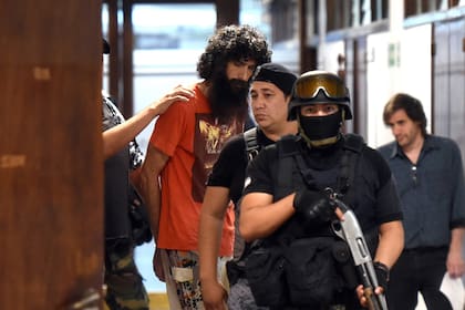 Gilad Pereg, acusado de haber asesinado a su madre, Pyrhia Saroussy, y a su tía, Lily Pereg, en enero de 2019, en Guaymallén