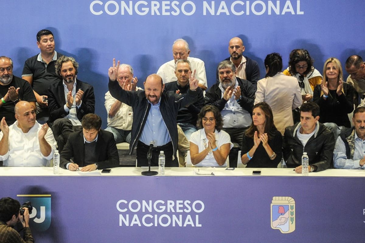 Gildo Insfrán presidió el congreso nacional del PJ