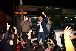 Gill festejó anoche el segundo puesto en su ciudad, Villa María, pero quedó tercero en el recuento departamental