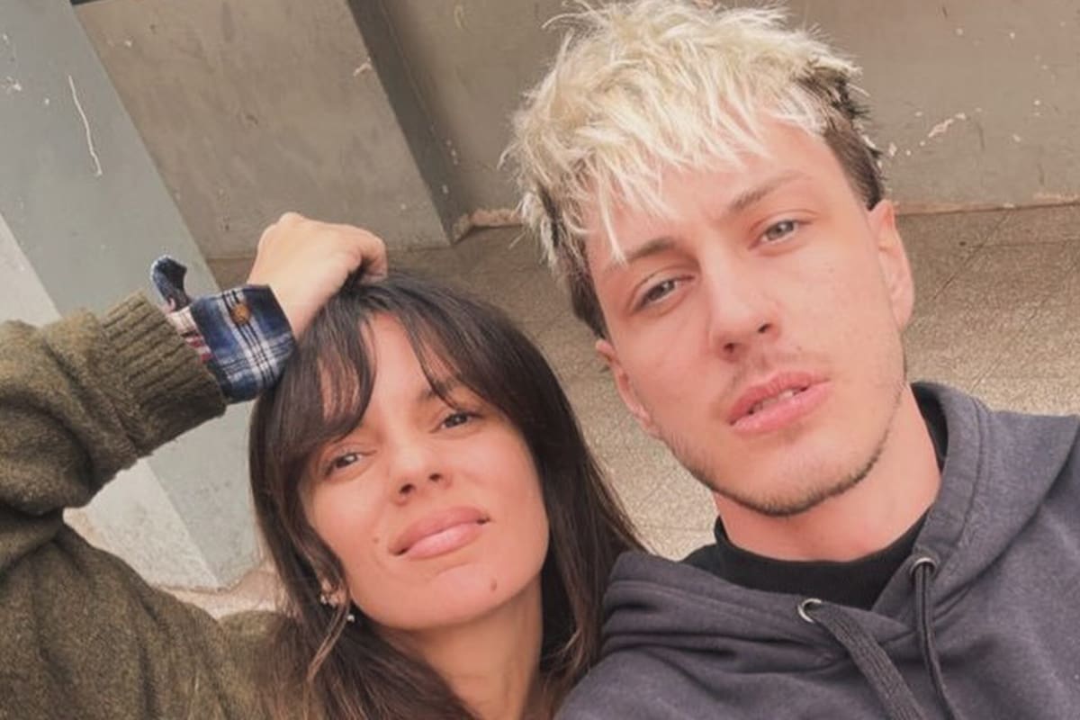 Gimena Accardi junto a Joaquín Cordovero, más conocido como Seven Kayne