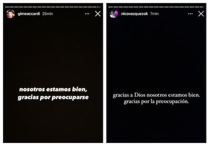 Gimena Accardi y Nico Vázquez