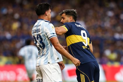 Giménez y Colombo tuvieron una agarrada fuerte sobre el lateral
