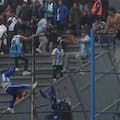 Barras de los dos equipos se enfrentaron en Jujuy y obligaron a frenar el partido (pero luego siguió)