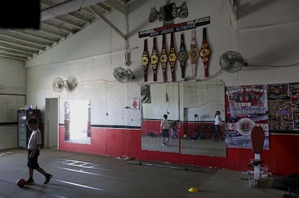 Gimnasio Sparta en El Centro, California, donde habitualmente entrena Andy Ruiz Jr