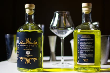 Gin Zafron Golden, listo para su degustación