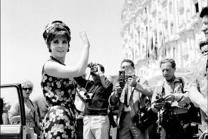 Gina Lollobrigida en Cannes 1950