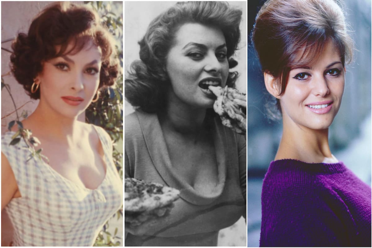 Gina Lollobrigida, Sofia Loren y Claudia Cardinale, tres divas del cine italiano