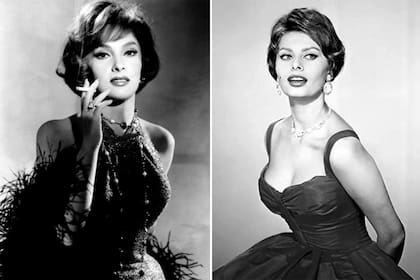 Gina Lollobrigida y Sophia Loren, las dos grandes divas del cine italiano