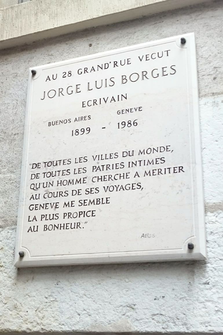 Ginebra, la ciudad de Borges.