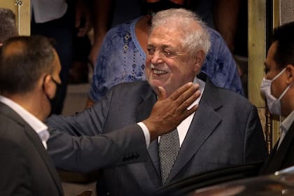 Ginés González García, al retirarse por última vez del Ministerio de Salud