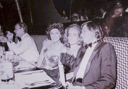 Gino Bogani (a la izquierda), Graciela Borges, Ariane De Soldati y Carlos Christiansen