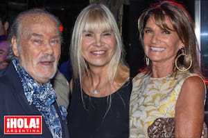 Gino Bogani, Delfina Frers y Teresa Calandra fueron los primeros en llegar al evento.